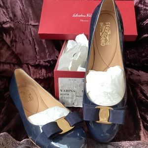 Ferragamo womens shoes.  Size 10 never worn. Well consider reasonable offe